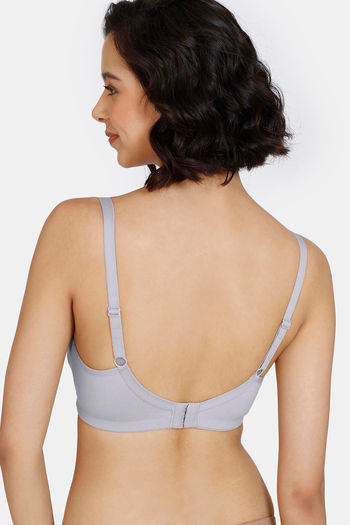 Buy Zivame Maternity Double Layered Non Wired 3/4th Coverage Maternity / Nursing  Bra - Grey Melange at Rs.500 online