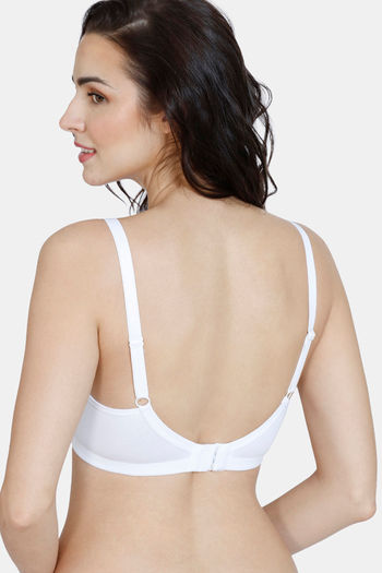 Buy Zivame Maternity Double Layered Non Wired 3/4th Coverage Maternity / Nursing  Bra - White at Rs.472 online