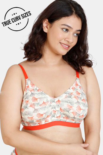 Zivame Beautiful Basics Double Layered Non Wired 3/4th Coverage T-Shirt Bra  - Rhododendron