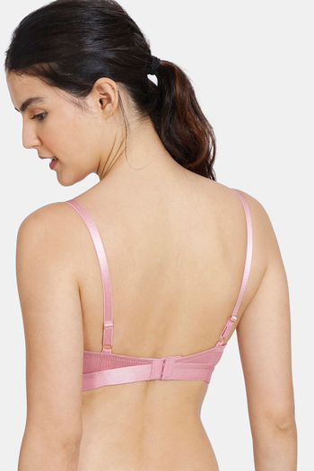 Buy Zivame Champagne Nights Padded Non Wired 3/4th Coverage T-Shirt Bra -  Polignac at Rs.448 online