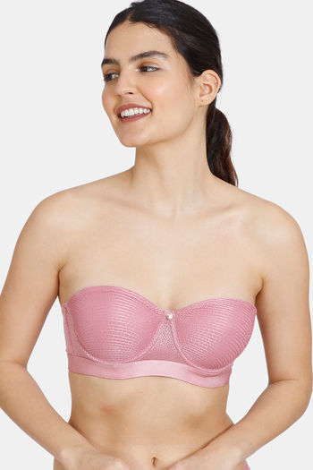 Buy Zivame Champagne Nights  Padded Wired 3/4Th  Coverage Strapless Bra - Polignac