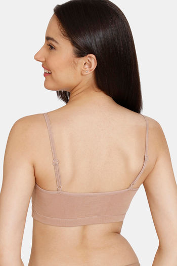 Buy Zivame Girls Double Layered Non Wired Full Coverage Slip-on Beginner Bra  (Pack of 2) - Anthracite White at Rs.479 online