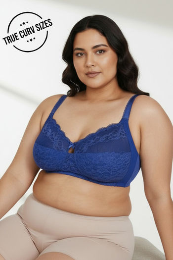 Buy Zivame True Curv Double Layered Non Wired 3/4th Coverage Sag Lift Bra - Limoges