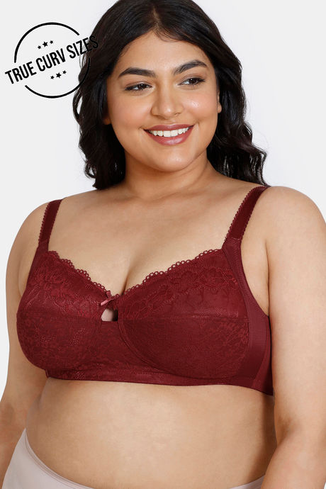Buy Sona Double Layered Non Wired 3/4th Coverage Sag Lift Bra - Wine at  Rs.399 online