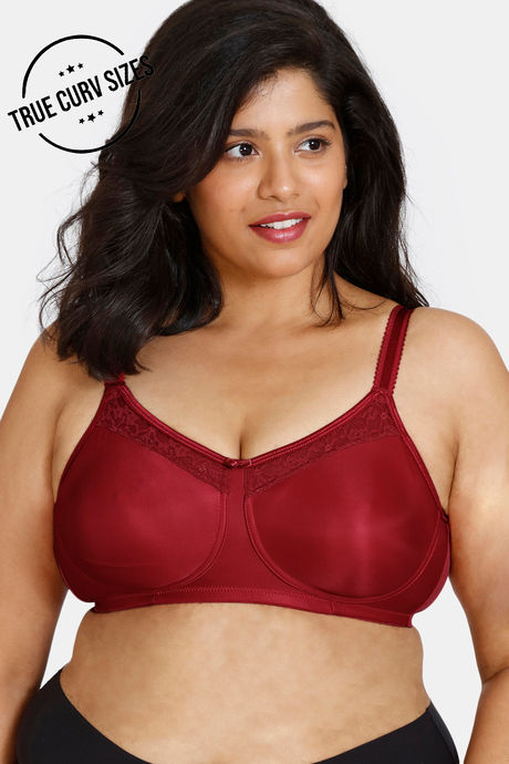 Buy Zivame Colour Crazy Double Layered Non Wired Full Coverage Minimiser Bra  With Hipster Panty - Botanical Garden at Rs.557 online