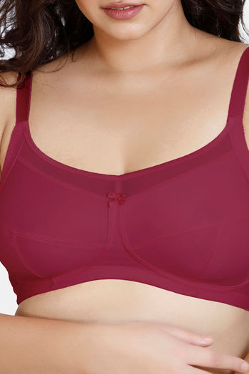 Buy Zivame True Curv Double Layered Non Wired Full Coverage Super Support  Bra - Salmon Rose at Rs.522 online, Bra online