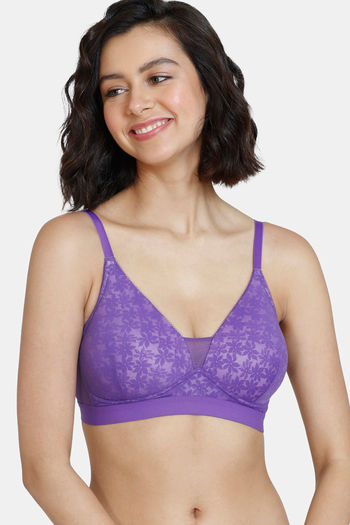 mesh bra no underwire