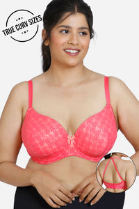Buy Zivame Wildberry Fling Padded Wired Full Coverage T-shirt Bra - Rouge Red