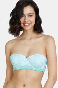 Buy Zivame Mio Amore Padded Wired 3/4th Coverage T-Shirt Bra - Green Print