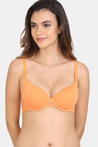 Buy Floret Double Layered Non Wired Full Coverage Minimiser Bra - Cool  Grey1 at Rs.449 online