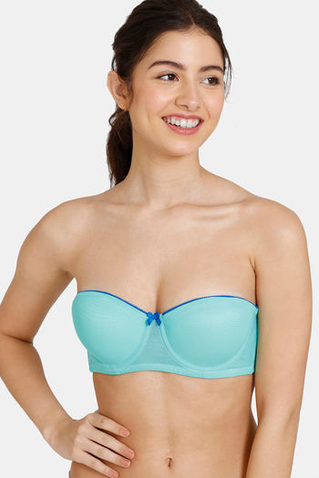 Buy Zivame Innovation Padded Non Wired 3/4th Coverage Strapless