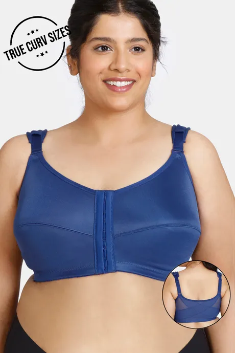 Buy Zivame True Curv Posture Correction Double Layered Non-Wired Full  Coverage Super Support Bra - Sundried Tomato at Rs.558 online
