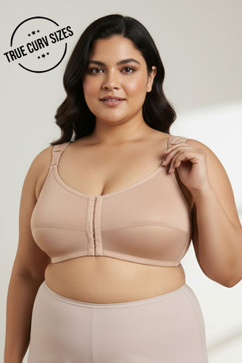 Buy Zivame True Curv Posture Correction Double Layered Non Wired Full Coverage Super Support Bra - Roebuck