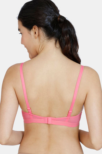 Buy Zivame Beautiful Basics Double Layered Non Wired 3-4th Coverage  Backless Bra Beige Online