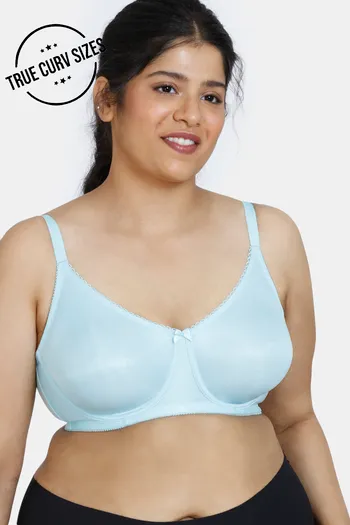 Buy Zivame True Curv Beautiful Basics Double Layered Wired Full Coverage Super Support Bra - Atomizer
