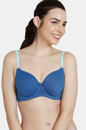 Buy Zivame New Romance Double Layered Non Wired 3-4Th Coverage