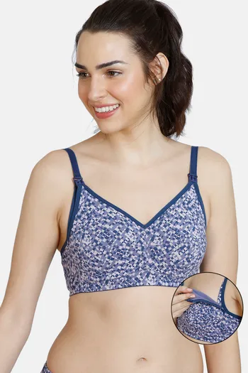 Buy Zivame Maternity Padded Non Wired 3-4th Coverage Maternity Bra