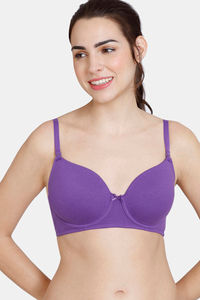 Buy Amante Smooth Charm Padded Non Wired Full Coverage T-Shirt Bra - Hydrangea  Print at Rs.945 online
