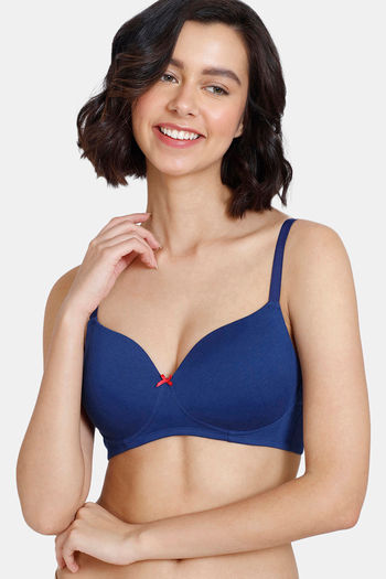 Buy Zelocity By Zivame Non Padded Non Wired Bra - Bra for Women