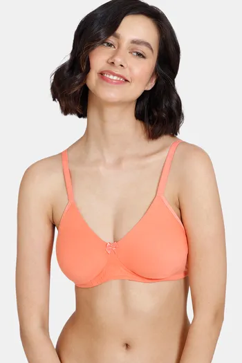 Buy Zivame Beautiful Basics Padded Wired 3/4th Coverage Strapless Bra - Pink  Lemonade at Rs.448 online