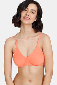 Buy Zivame True Curv Double Layered Non Wired Full Coverage Minimiser Bra -  Anthracite at Rs.498 online