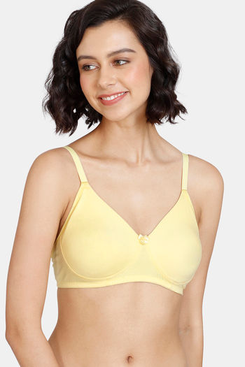 Buy Zivame Beautiful Basics Padded Wired 3/4th Coverage Strapless Bra - Fig  Online