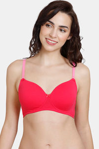Buy Zivame Push-Up Wired Medium Coverage T-Shirt Bra - Anthracite2 at  Rs.614 online