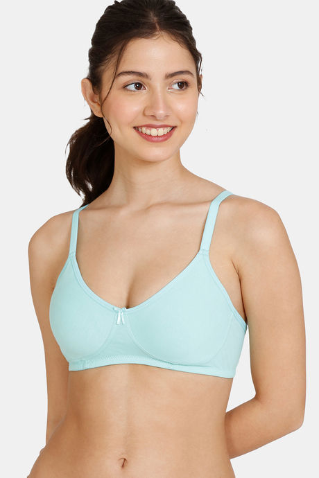 Buy Zivame Sporty Twist Padded Non Wired 3-4Th Coverage T-Shirt Bra -  Powder Pink online