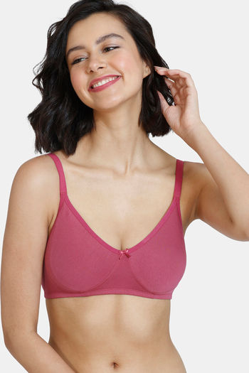 Buy online Pink Lace Bra And Panty Set from lingerie for Women by Aruba for  ₹310 at 55% off