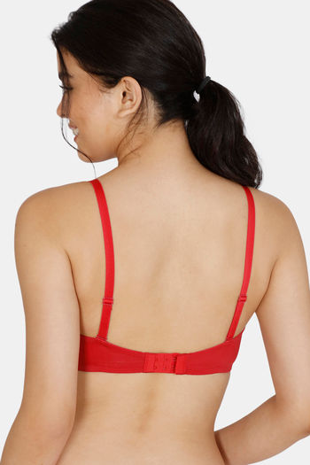 Buy Zivame Padded Non Wired 3/4th Coverage T-Shirt Bra - American Beauty at  Rs.839 online