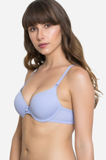 Buy Zivame Push-Up Wired Medium Coverage T-Shirt Bra - Toasted Almond at  Rs.709 online
