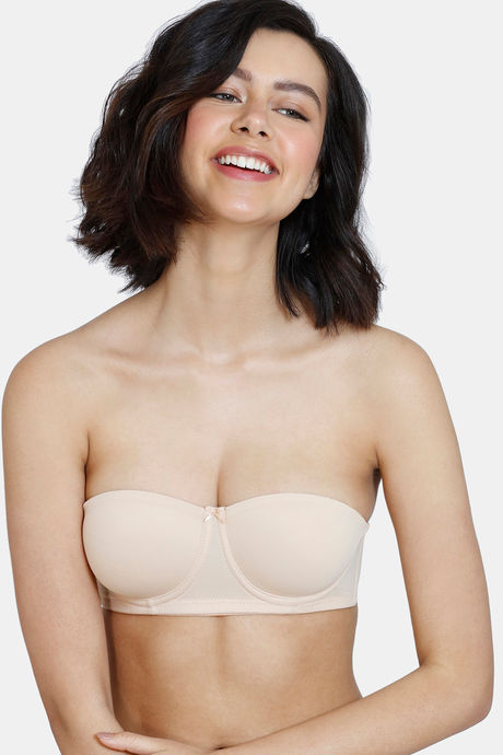 Lucy Padded Non-Wired 3/4th Coverage Fashion Bra-Ivory