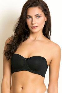 Buy Zivame Padded Wired 3/4th Coverage Strapless Bra - Anthracite