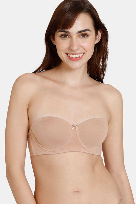 As Seen On TV Soft Gel Strapless Natural Bra Cup Size B NEW IN BOX NUDE