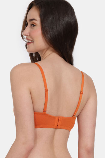 Buy Zivame Beautiful Basics Padded Wired Medium Coverage Strapless Bra -  Orange at Rs.36 online