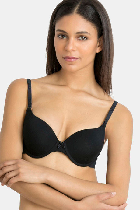 Buy Zivame Women's Polyester Cotton Padded Wired Casual Medium Coverage  Push-Up Bra (ZI113EFASHEPURP0032A_Purple_32A) at