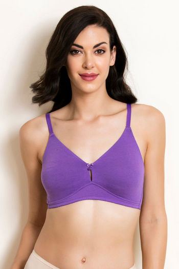 Buy Zivame Double Layered Non Wired 3/4th Coverage Bra