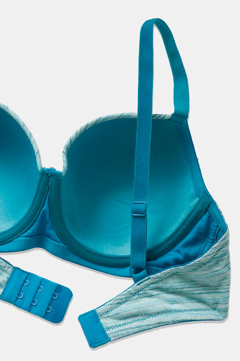 Buy Zivame Gelato Padded Wired 3/4th Coverage T-Shirt Bra - Tile Blue at  Rs.498 online