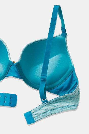 Buy Zivame Gelato Push-Up Wired Medium Coverage Bra - Tile Blue at Rs.547  online