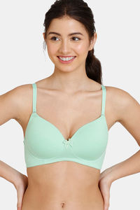 Buy Amante Smooth Charm Padded Non Wired Full Coverage T-Shirt Bra - Hydrangea  Print at Rs.945 online