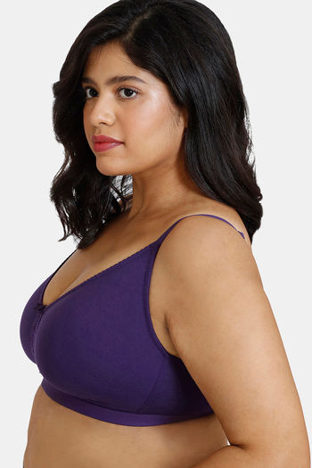 Paramour Women's Plus Size Marvelous Side Smoother Seamless Bra - Berry  Purple 42dd : Target