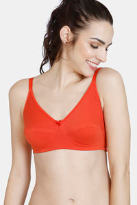 Buy Zivame Everyday Double Layered Non Wired Medium Coverage Bra - Summer Fig