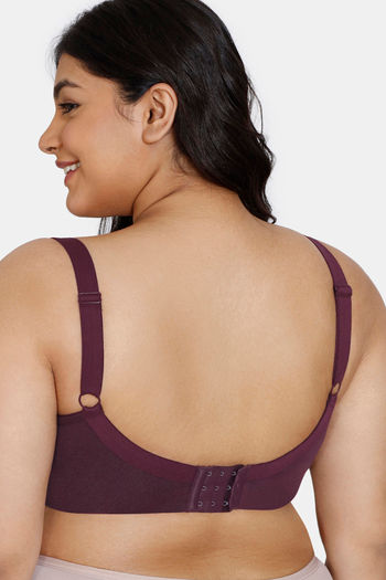 Buy Zivame True Curv Maternity Double Layered Non Wired Full Coverage  Maternity / Nursing Bra - Fig at Rs.450 online