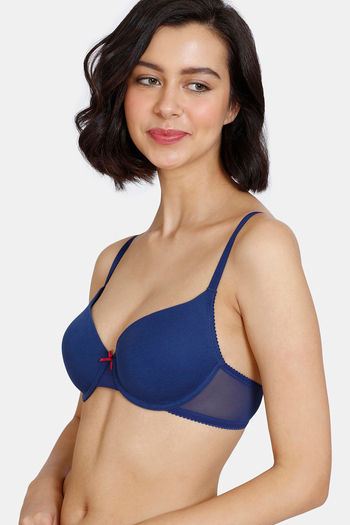Penny By Zivame Priority Shape Conforming Medium Padded Wired Convertible T  Shirt Bra (Black) in Mumbai at best price by Zivame Store (Infiniti Mall) -  Justdial