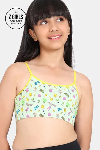 Buy Zivame Girls Double Layered Non Wired Full Coverage Bralette - Looney  Blue at Rs.274 online