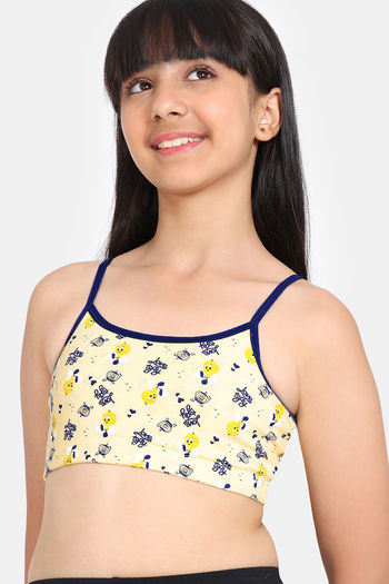 Buy Zivame Girls Double Layered Non Wired Full Coverage Bralette - Love  White at Rs.274 online