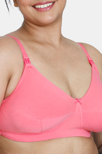 Buy Zivame True Curv Maternity Double Layered Non Wired Full Coverage  Maternity / Nursing Bra - Seaport at Rs.699 online