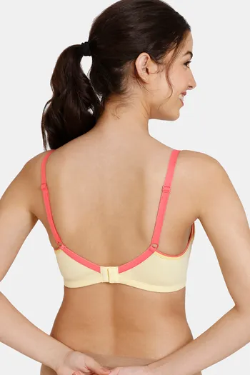 Buy Zivame Maternity Double Layered Non Wired 3/4th Coverage Maternity / Nursing  Bra - Mock Orange at Rs.315 online