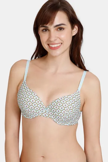 Buy Zivame Zellij Dreams Push-Up Wired Medium Coverage Bra - Plume at  Rs.478 online