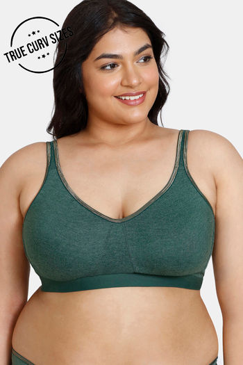Buy Floret Double Layered Non Wired Full Coverage Minimiser Bra